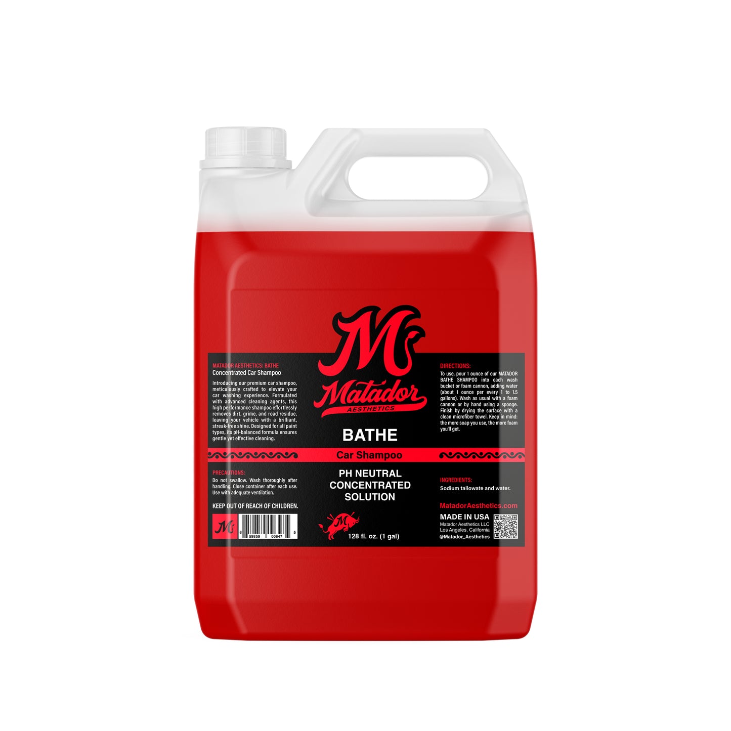 Matador Bathe: Concentrated Car Shampoo